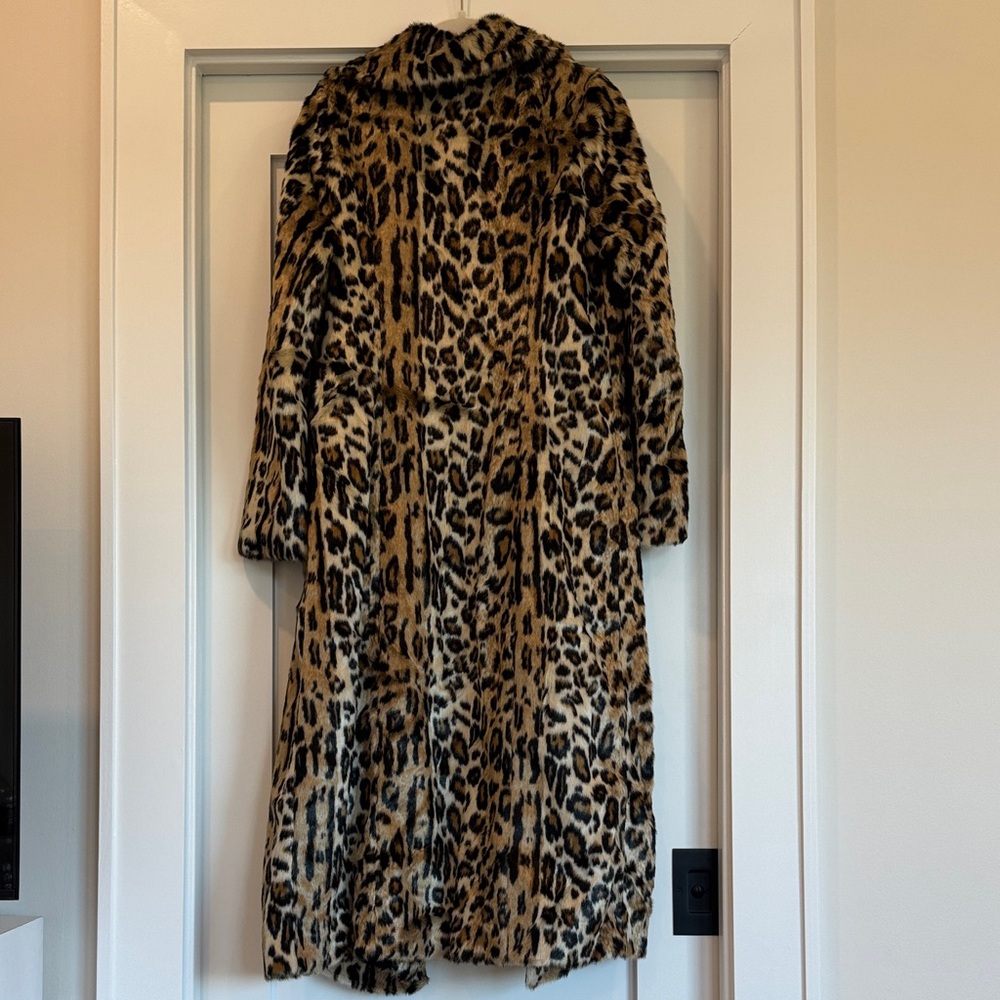 Fabulous Furs Faux Fur Leopard Coat - Picture 3 of 3
